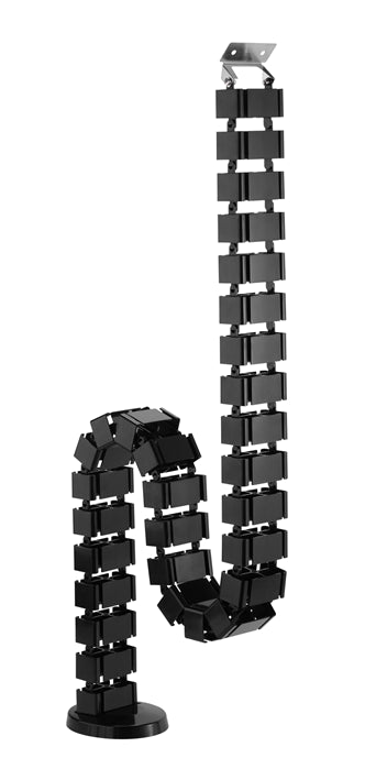 Brateck Quad Entry Vertebrae Cable Management Spine Material.Steel,ABS Dimensions 1300x67x35mm -- Black Brateck Quad Entry Vertebrae Cable Management Spine Material.Steel,ABS Dimensions 1300x67x35mm -- Black